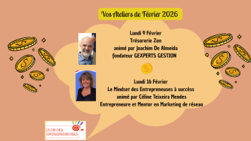 Vos ateliers Février 2026